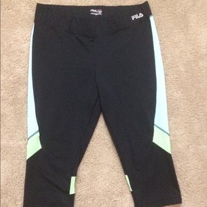 2 pair of compression capris
